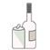 bottles and rigids color icon